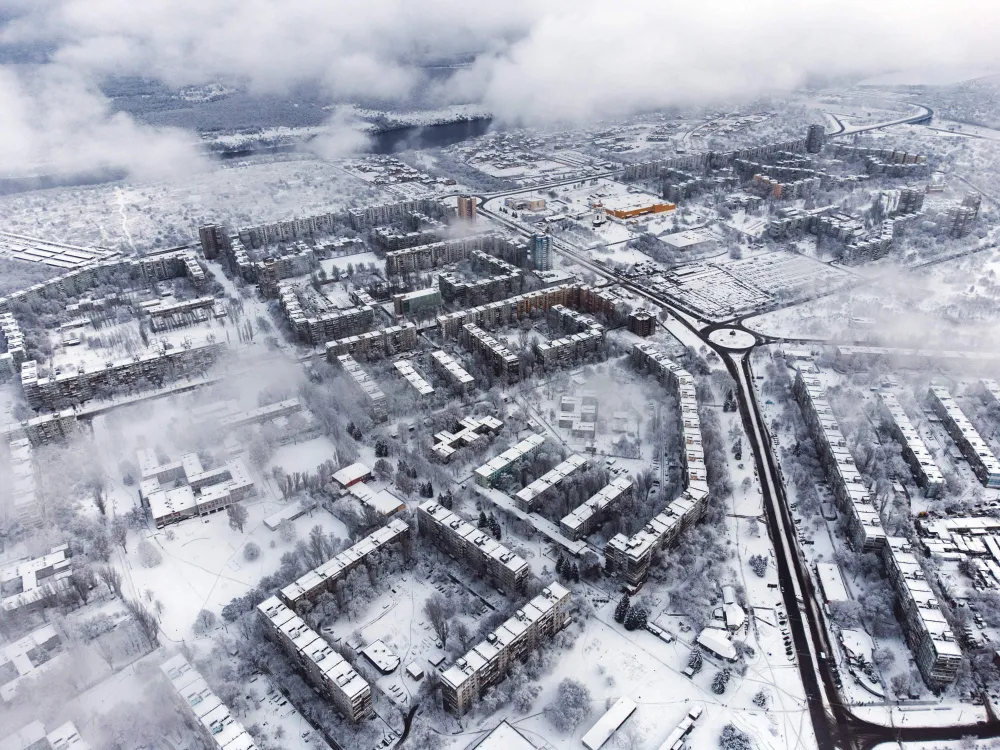 Зимова Бабурка з висоти